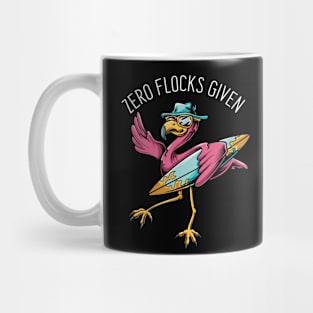 Zero Flocks Given Flamingo Mug